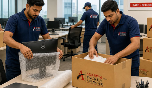 Office relocation - safe shifting of furniture and computer equipment